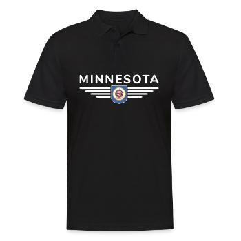 Minnesota Fan T-Shirt – Parfait pour les fans ! - Polo Homme - noir - Devant - Kai (181cm)