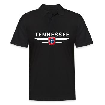 T-shirt de fan du Tennessee – Musique et amour de la maison - Polo Homme - noir - Devant - Kai (181cm)