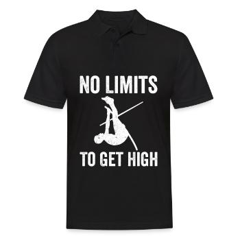 Fun Pole Vault Pole Vault - Men's Polo Shirt - black - Front - Kai (181cm)