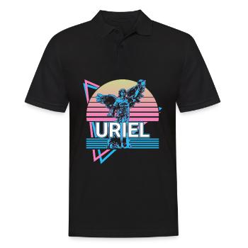 Uriel Archangel Retro - Men's Polo Shirt - black - Front - Kai (181cm)