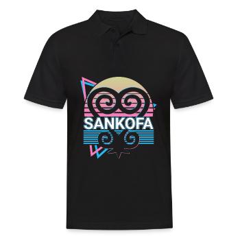 Sankofa Apprendre de l’Afrique de l’Ouest passée Annonce - Polo Homme - noir - Devant - Kai (181cm)
