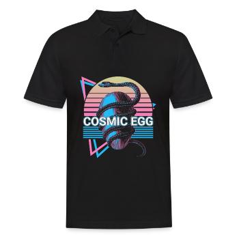 Symbol of cosmic egg production World Egg R - Men's Polo Shirt - black - Front - Kai (181cm)
