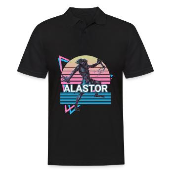 Alastor Griechischer Gott Antike griechische Mytho - Männer Poloshirt - Schwarz - Vorne - Kai (181cm)
