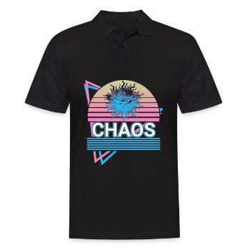 Chaos Griechischer Gott Antike Griechische Mytholo - Männer Poloshirt - Schwarz - Vorne - Kai (181cm)