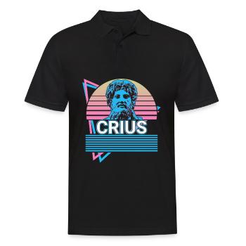 Crius Griechischer Gott Antike Griechische Mytholo - Männer Poloshirt - Schwarz - Vorne - Kai (181cm)