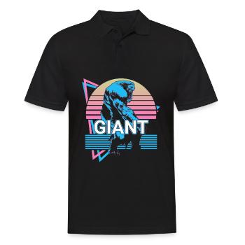 Créature mythique géante Mythe grec antique - Polo Homme - noir - Devant - Kai (181cm)