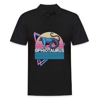 Ophiotaurus créature mythique Mythologie grecque antique - Polo Homme - noir - Devant - Kai (181cm)
