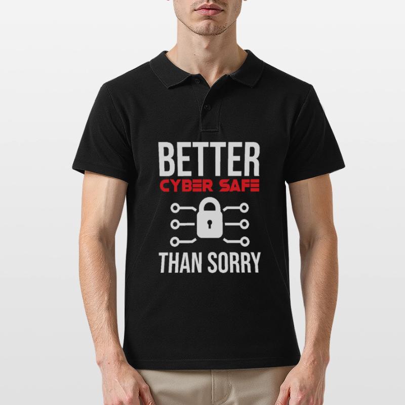 Cybersecurity Computer Security Cybersecurity Men's Polo Shirt