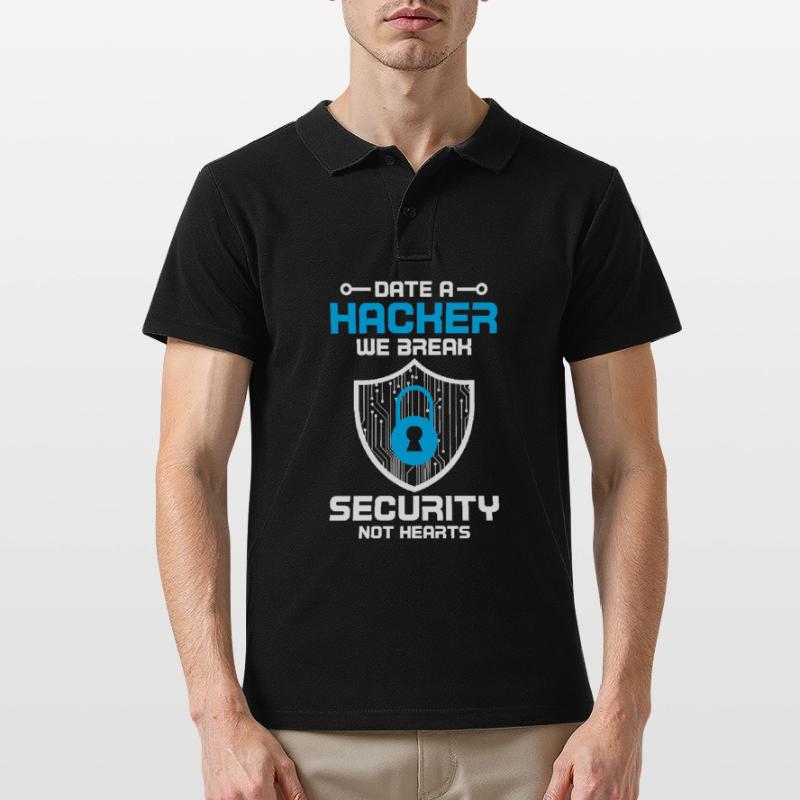 Cybersecurity Computer Security Cybersecurity Men's Polo Shirt