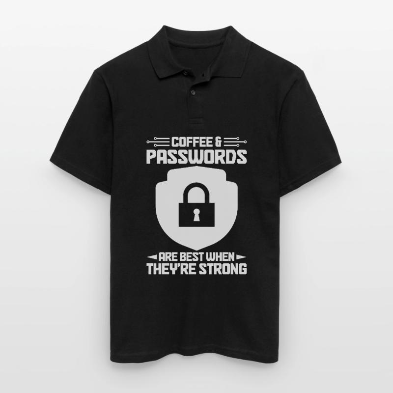 Cybersecurity Computer Security Cybersecurity Men's Polo Shirt