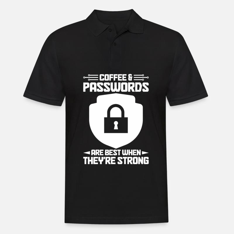Cybersecurity Computer Security Cybersecurity - Men's Polo Shirt - black