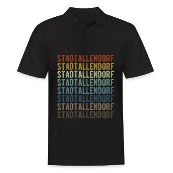 Stadtallendorf City Retro Vintage - Polo Homme - noir - Devant - Kai (181cm)