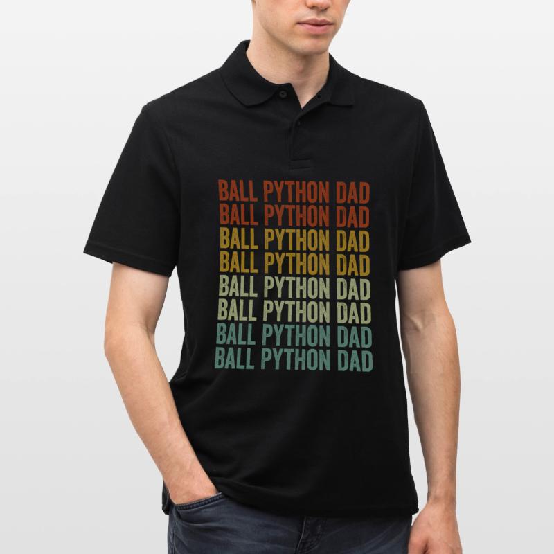 Kugelpython Papa Kugelpython Schlange Papa Männer Poloshirt