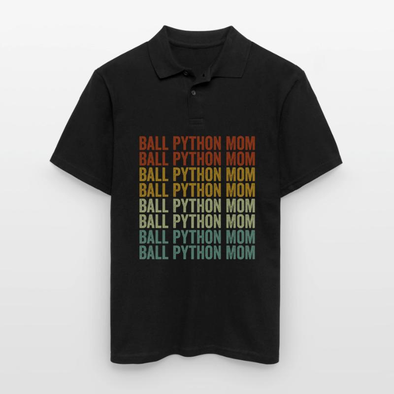 Kugelpython Mama Kugelpython Schlange Mama Männer Poloshirt
