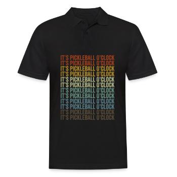 C’est Pickleball O’clock Pickleball - Polo Homme - noir - Devant - Kai (181cm)