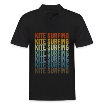 Kitesurf Kitesurfer Kitesurf Kitesurf Kitesurf - Polo Homme - noir - Devant - Kai (181cm)