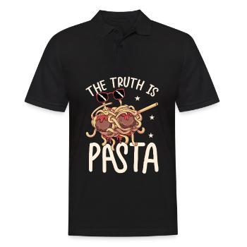 Dab Flying Spaghetti Monster - Polo Homme - noir - Devant - Kai (181cm)
