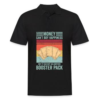 Funny Trading Card Game TCG Retro - Men's Polo Shirt - black - Front - Kai (181cm)