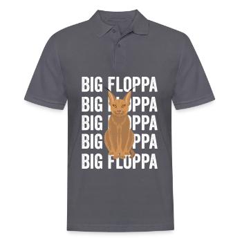 Big Floppa Caracal Cat Meme - Polo Homme - charbon - Devant - Nico (186cm)