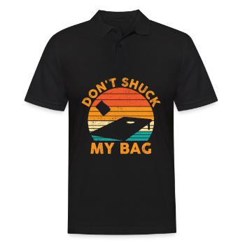 Drôle de trou de maïs Cornhole Retro - Polo Homme - noir - Devant - Kai (181cm)