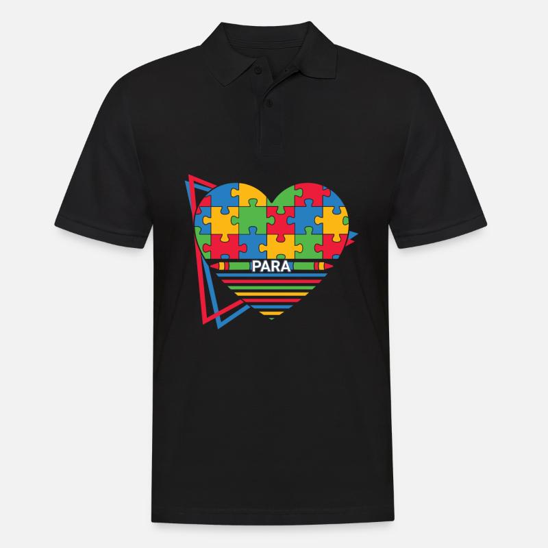 Paraprofessional - Männer Poloshirt - Schwarz