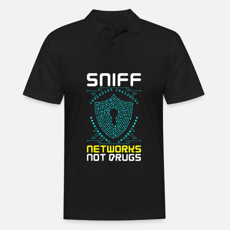 Cybersicherheit Hacking IT - Männer Poloshirt - Schwarz