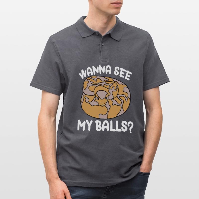 Serpent python boule Polo Homme