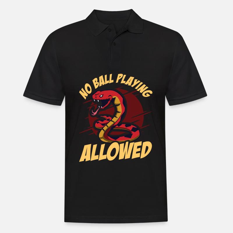 Serpent python royal - Polo Homme - noir