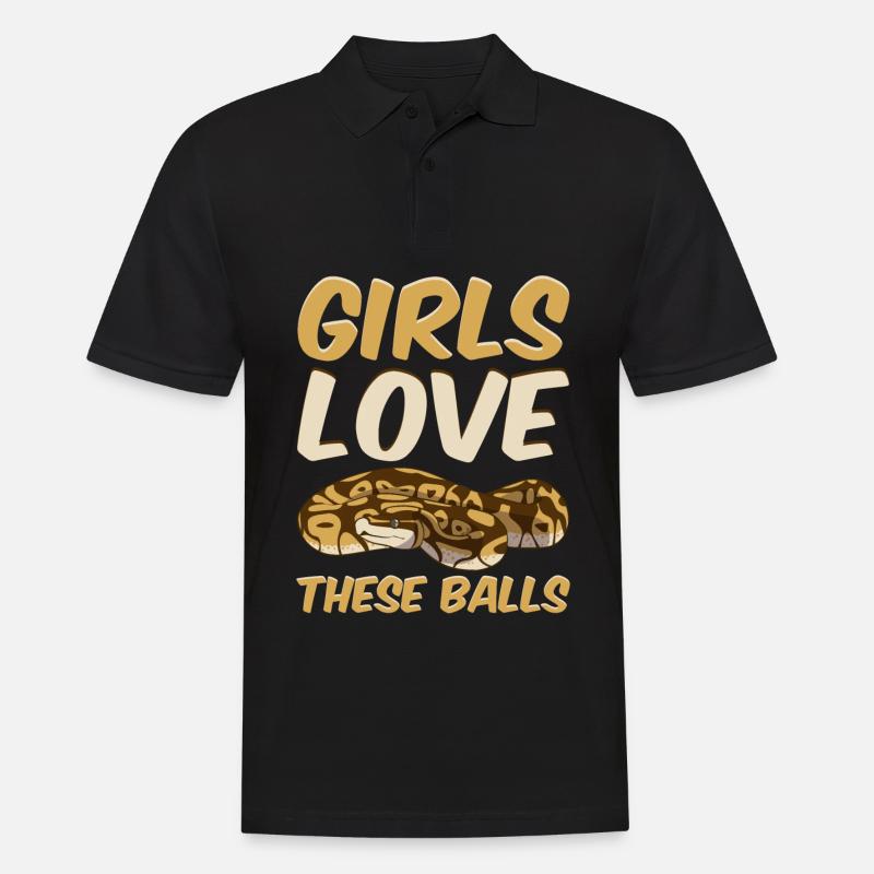 Serpent python royal - Polo Homme - noir