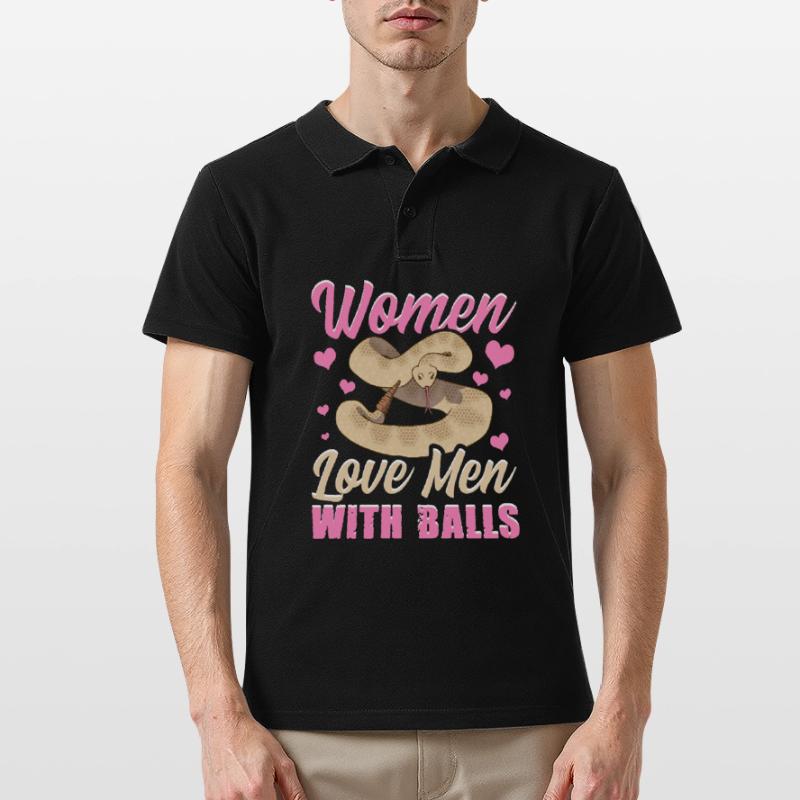 Kugelpython Schlange Männer Poloshirt