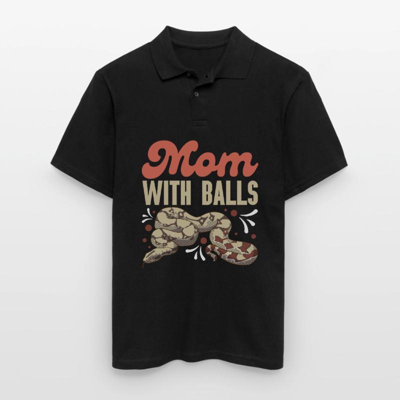 Kugelpython Schlange Männer Poloshirt