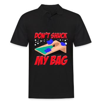 Funny Cornhole Corn Hole - Men's Polo Shirt - black - Front - Kai (181cm)