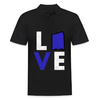 Cornhole corn hole - Men's Polo Shirt - black - Front - Kai (181cm)