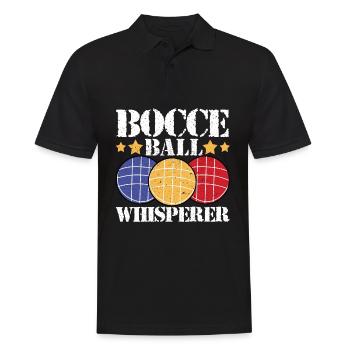 Player - Men's Polo Shirt - black - Front - Kai (181cm)
