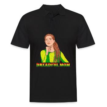 Rastafari Rastafarian Rasta - Men's Polo Shirt - black - Front - Kai (181cm)