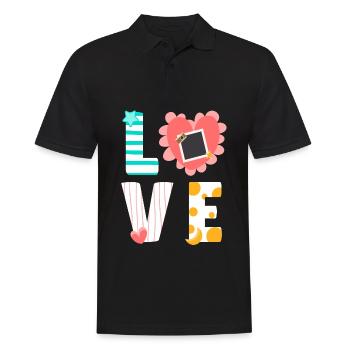 Scrapbooking Scrapbooker - Männer Poloshirt - Schwarz - Vorne - Kai (181cm)