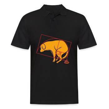 Fibonacci Golden Ratio Dog Memes - Men's Polo Shirt - black - Front - Kai (181cm)