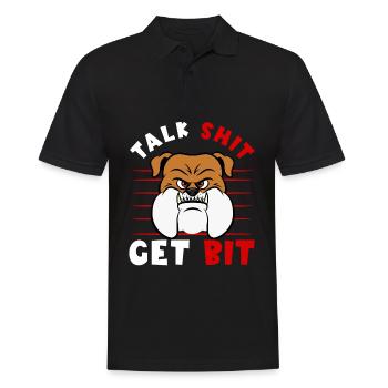 Furry Fandom Kürbisse Fursona - Männer Poloshirt - Schwarz - Vorne - Kai (181cm)