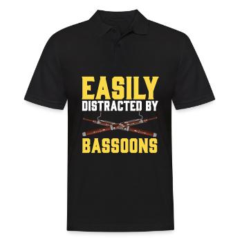 Fagottist - Männer Poloshirt - Schwarz - Vorne - Kai (181cm)