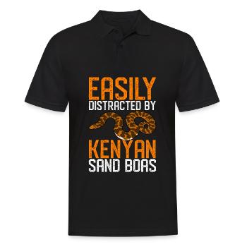 Snake owners - Men's Polo Shirt - black - Front - Kai (181cm)