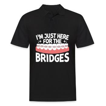 Funny Dental Lab Technician Dentist - Men's Polo Shirt - black - Front - Kai (181cm)