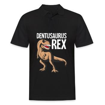 Drôle Dragon Boat Course Paddle Dinosaure - Polo Homme - noir - Devant - Kai (181cm)