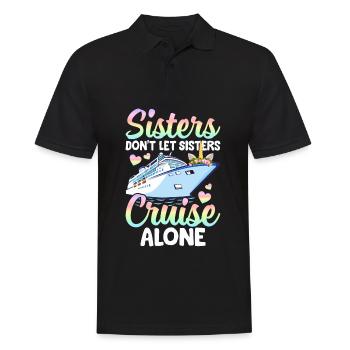 Cruise Girl Vacation - Men's Polo Shirt - black - Front - Kai (181cm)