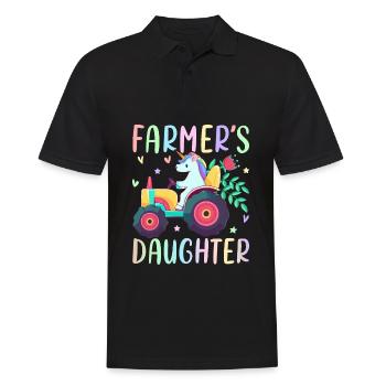 Landwirt Landwirtschaft - Männer Poloshirt - Schwarz - Vorne - Kai (181cm)