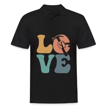 Carpenter Woodworking Woodworker Joinery - Men's Polo Shirt - black - Front - Kai (181cm)