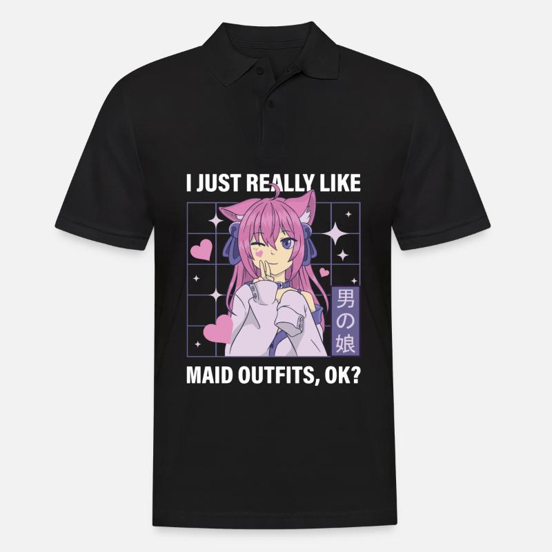 Crossdressing - Männer Poloshirt - Schwarz