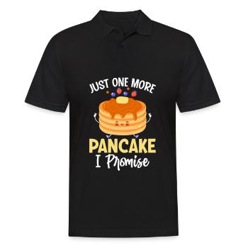 Funny Pancake Maker - Men's Polo Shirt - black - Front - Kai (181cm)
