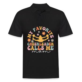 Pom-pom girl groovy - Polo Homme - noir - Devant - Kai (181cm)