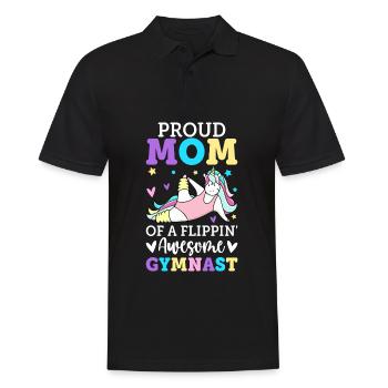Gymnastique Roue De Charrette Fille - Polo Homme - noir - Devant - Kai (181cm)