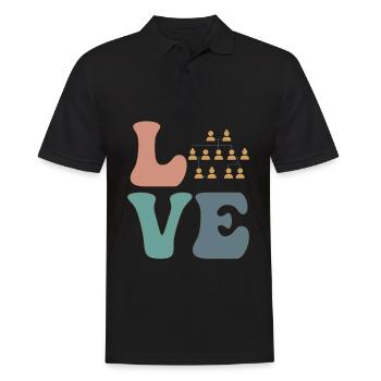 Genealogie Ahnenforscher DNA Familiengeschichte Ah - Männer Poloshirt - Schwarz - Vorne - Kai (181cm)